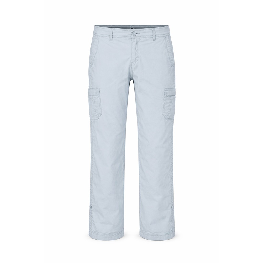 Eddie Bauer Women's Ripstop Cargo Roll Tab Hiking Pants Size 10 Light Blue Camp - Picture 2 of 16